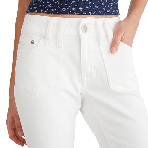 AEROPOSTALE Women's LR Flare White, Bleach3