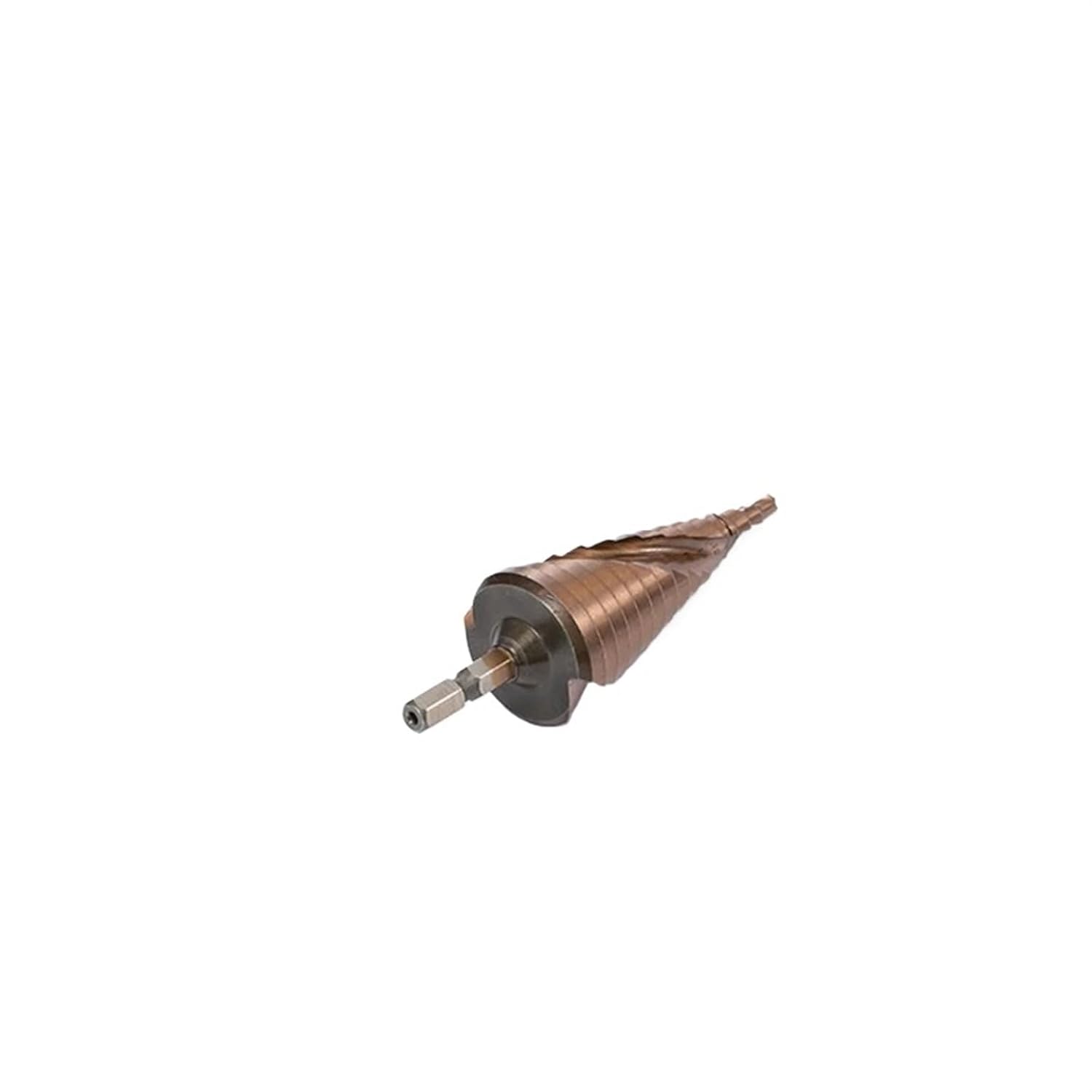 Step Drill Bit Cobalt Cone Hex Shank Drill Bits 1Pcs(Color:M35 TiALN,Size:4-12mm(9 Steps)) MOICEYHF