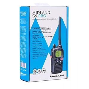 Midland G9 Plus Pro PMR-Funkgerät Schwarz