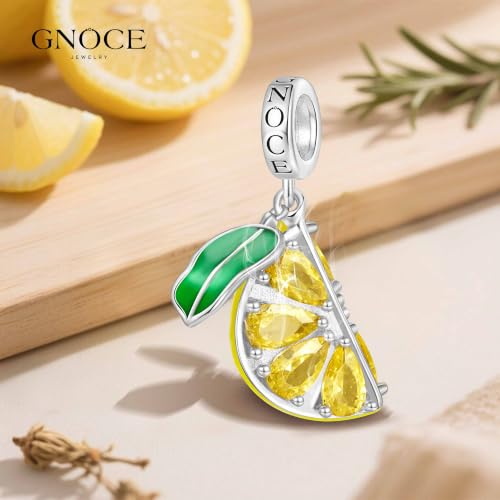 Image of GNOCE Food Themed Charm Beads Fit Charm Bracelet Necklace for Women