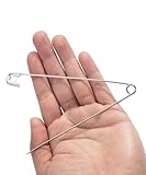 Mr. Pen- Safety Pins, 5 Inch, 5 Pack, Silver, Safety Pin, Safety Pins for Clothes, Extra Large Safety Pins Heavy Duty, Giant Safety Pin, Large Safety Pin, Oversized Safety Pins