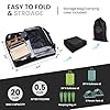 Sailnovo Rooftop Cargo Carrier Car Roof Bag 21 Cubic,Waterproof Cargo Roof Bag for Most Vehicles with/Without Roof Rack with Strap, Anti-Slip Mat,6 Door Hooks(Classic Gray-Black)
