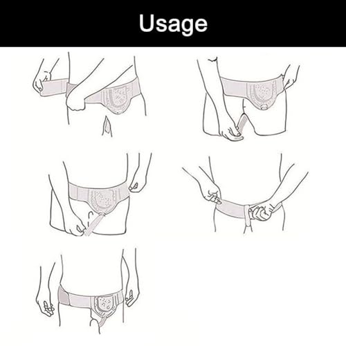 Faja abdominal para hernia inguinal ajustable unisex miniatura 6