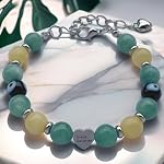 DOLON Gift for Granddaughter Bracelet Jewelry with Rhinestone Balls Faux Pearl