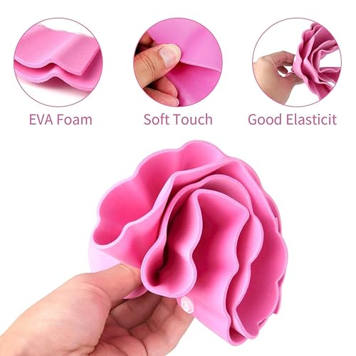 Image of Concepta Baby bath Shower Cap,Bath Visor hat for Eye and Ear wash Protection,Adjustable Silicone Bathing Crown Waterproof Shampoo hat for Washing Hair, Shower Bathing Protection Bath Cap for Toddler, Baby, Kids, Children (Pack of 4 Pis)