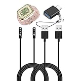 FJIASTB Brhgph Ai Functions用GPSトラッキングスマートウォッチ充電ケーブル、磁気USB A高速充電コード、USB Cアダプター付き(ケーブル2個+アダプター1個)。