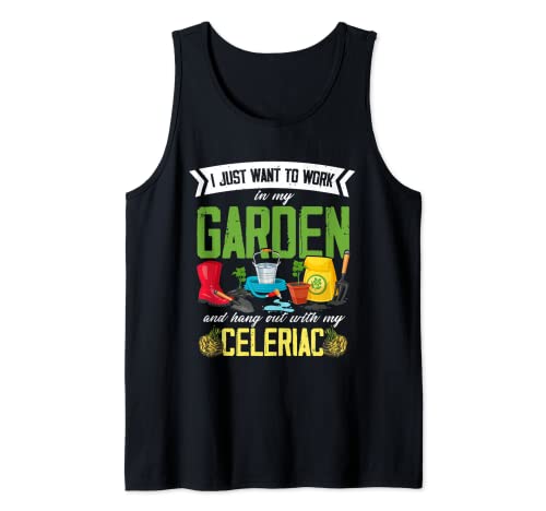 Amante de los apionabos Jardinería Jardinero Planta Hortaliz Camiseta sin Mangas