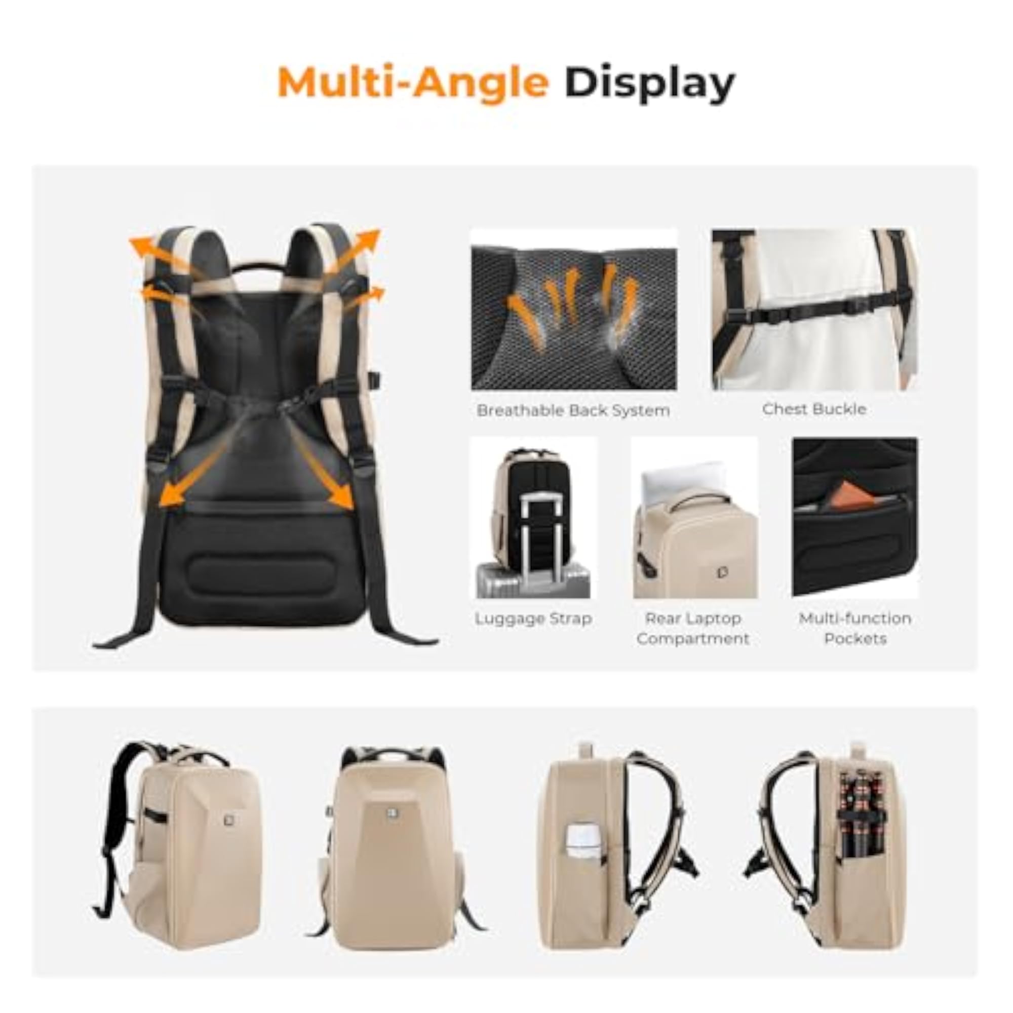 Camera Backpack, Hardshell Photography Bag
