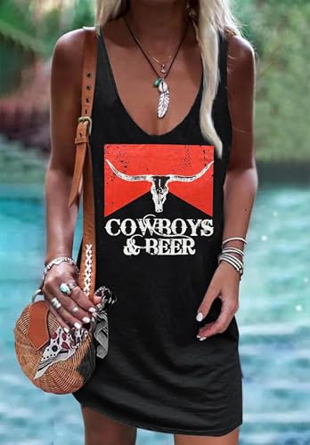 Image of CHUNTIANRAN Mini Dress for Women Swimsuit Coverup Beach Hawaiian Tank Dress | Country Concert Outifts for Women Summer Dress Vacation Outfits