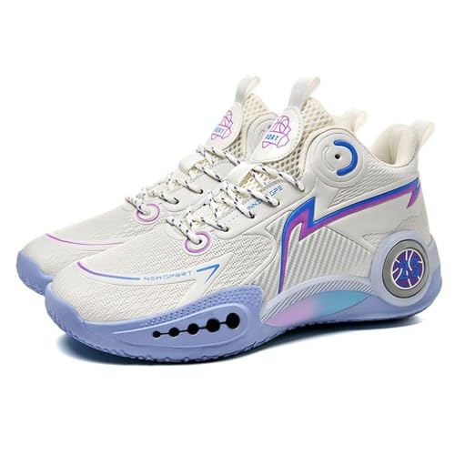 Chaussures de basket-ball antidérapantes et légères à lacets pour hommes