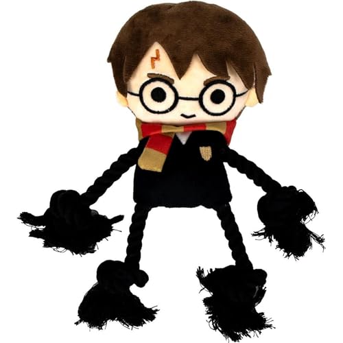 Giocattolo per cani con corda Harry Potter ufficiale e resistente / ideale per giochi di mordere, tirare e giocare con design magico e materiali
