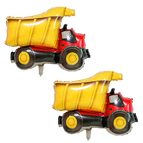 Bieufbji Car Balloons Vehicles Foil Balloons Engineering Vehicle Balloon For Boys Construction Birthday Party Supplies #TOP18