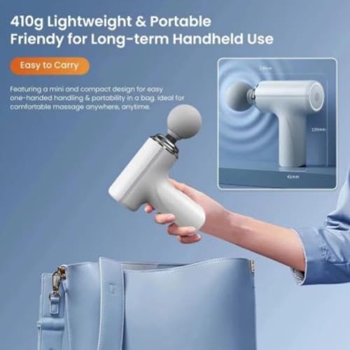 Image of Body Massage Gun, Sports Massager for Pain Relief and Faster Muscle Recovery with Multiple Attachments, Full Body Massager Machine