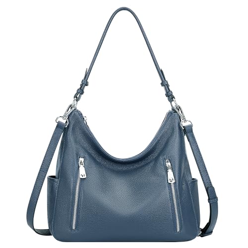Image of Over Earth Genuine Leather Purses and Handbags for Women Hobo Shoulder Bag Ladies Crossbody Bags Medium