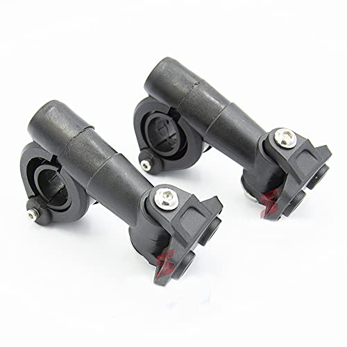 Bundle 2 Staffe regolabili a 360° + 2 Supporti di fissaggio ai faretti