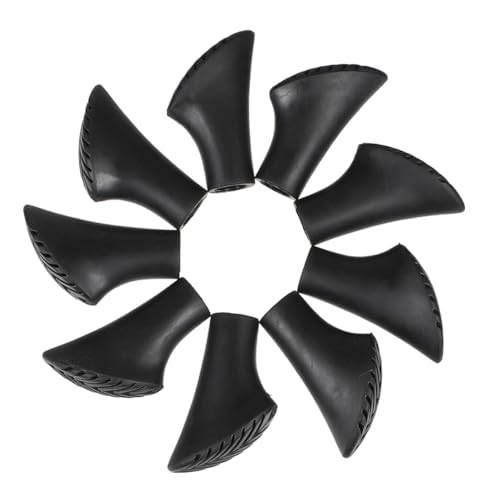 BESPORTBLE Walking Stick Foot Pads 20pcs Nonskid Cane Tips Replacement Tips for Walking Sticks Crutches