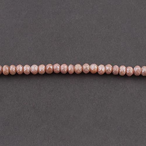 Pierre de lune pêche facettée 6-7mm pour sublimer les bijoux ternes