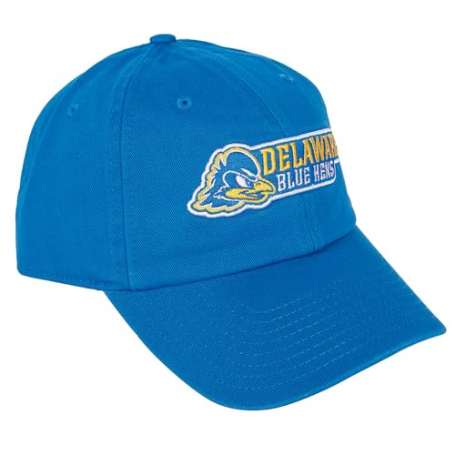 Gorra universitaria ajustable azul bordada adulto miniatura 1
