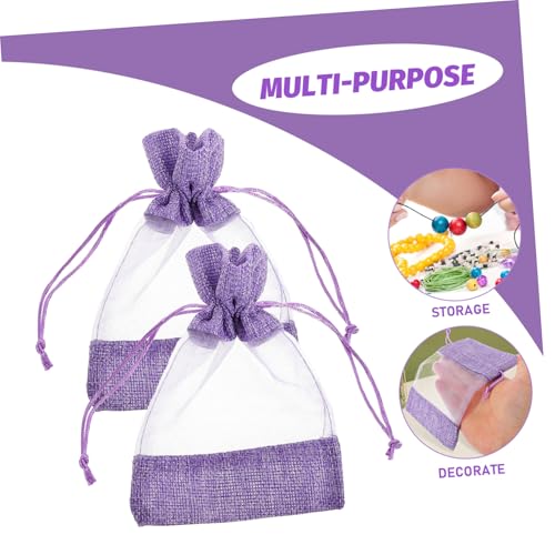 Bolsas sachet con cordón lavanda 10 pzas LIFKOME miniatura 3