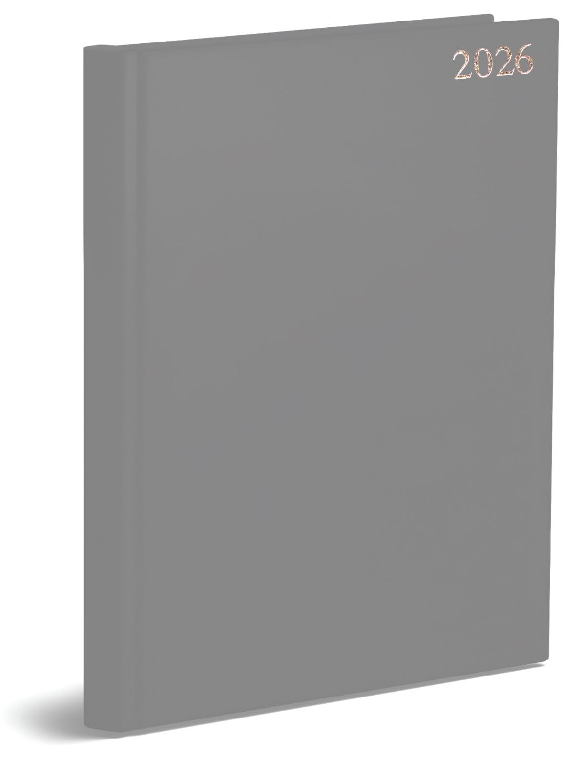PaulStore 2026 A4 A5 A6 Day to Page/Week To View Diary Full Year Planner Desk Saturday Sunday Shared Page (A5 Wtv, Grey)