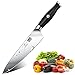 SHAN ZU Coltello da Cucina 20 cm, Coltelli da Chef Tedesco in Acciaio Inossidabile, Coltello da Chef Professionale con Impugnatura Ergonomica e Confezione Regalo