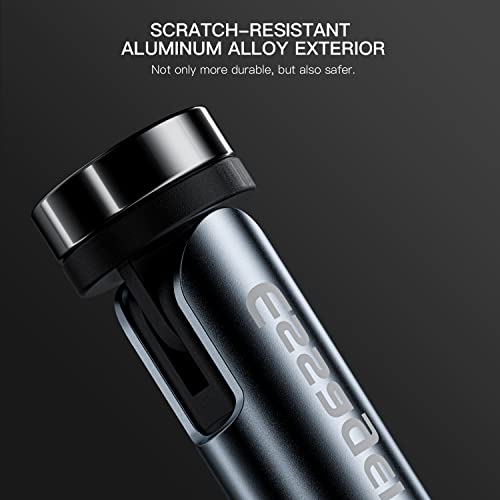 Essager 540°Rotation Magnetic Charging Cable 4 Pack(3.3+3.3+6.6+6.6) Ft, Magnetic Charger Cable With Led Compatible With Usb C Type-C Micro 3 In 1 Charger Cable(Black) #TOP3