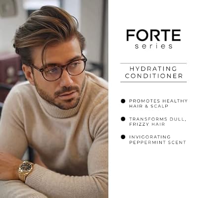 Alex Costa Hydrating Hair Condition for Men by Forte Series علاج عميق لتغذية الشعر التالف من أجل كبريتات الشعر الجاف والبارابين للشعر المجعد ، ( 8 أونصة )