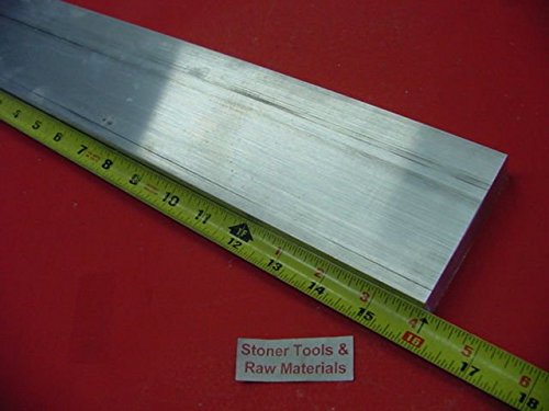 1/2" X 3" ALUMINUM 6061 FLAT BAR 16" long T6511 .500" Plate Mill StockF