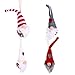 Artibetter 4 Unids Gnomo de Navidad Colgante Gnomo de Navidad Sueco Muñeco de Peluche Escandinavo Santa Elf Adornos de Mesa para Árbol de Navidad Decoración Colgante