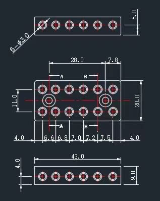 Guyker 6 String Headless Guitar Bridge String Lock