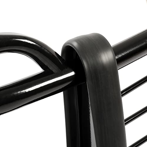 Hecasa Grille Brush Guard Compatible With 1998-2004 Chevy Chevrolet S10 Blazer S Sonoma Hombre Bravada Jimmy Envoy Steel Black Powder Coated #TOP7