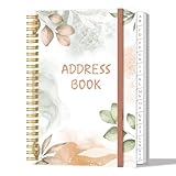 Address Book with Alphabetical Tabs - A5 Telephone & Address Book with Address Contacts, Special Date, Phone, Birthday & Internet Login Password for Home and Office, 6.2