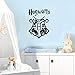 Adhesivo decorativo para pared, diseño de escudo de Hogwarts de Harry Potter