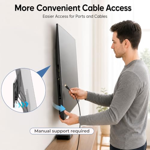 Ultra Slim TV Wall Mount for 42 to 100 Inch Flat, Slim and Frame LED TVs by Yaotieci - Used condition - Image 7
