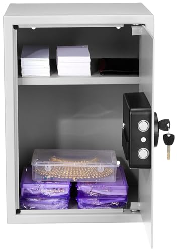 Image of Amazon Basics Digital Safe with Electronic Keypad Locker for Home, Gross Capacity - 58L (Net - 51L), Grey