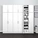 Prepac White Cabinet: Elite Wall Cabinet, WEW-3224 Garage Cabinet with Storage Shelf, Stackable 16