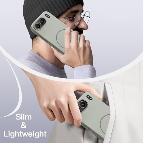 Image of KARWAN️Magnetic Ultra Slim-Fit Back Case Cover for Oneplus Nord 4 |Hard PC Case Cover| Ultra-Thin & Light Weight with [Ultra Premium Feel] Case for Oneplus Nord 4(6.6 inch)(Grey)