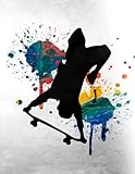 skateboard freestyle tricks  Skateboard freestyle Notebook: Skater Skateboarding Skateboard Rider journal  Lined Notebook Journal Todo Exercise Book or Diary 8,5 x 11 with 110 pages