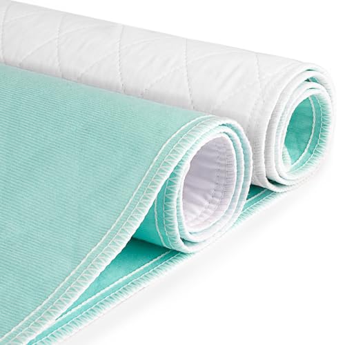 CoolShields Waterproof Bed Pads Incontinence 34” x 52” (1 Pack) Washable Reusable Bedwetting Mattress Protector Pad for Kids, Adults, Elderly, and Pets
