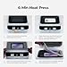 HTVRONT H17 Phone Cases Heat Press Automatic Vacuum Heat Press Machine for Phone Cases (Compatible with iPhone)+HTVRONT 6PCS Sublimation Phone Case Blanks Bulk Compatible with iPhone 16