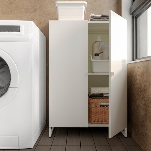 Panneaux de porte ProTuning Jostein blanc la solution aux parois usées 60x42x82 cm
