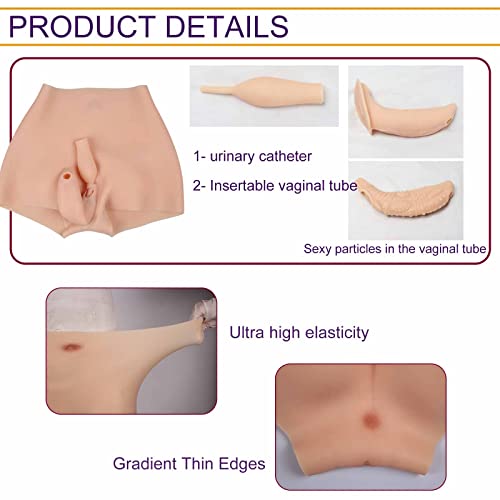 Calcinhas falsas de silicone para esconder gaff, boxer, boxer, boxer, hips, vagina, roupa íntima par