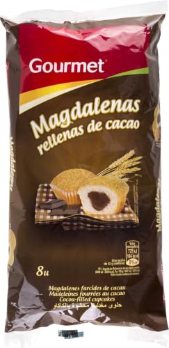 Marca Blanca - Gourmet Magdalena Rellenas de cacao 336 G