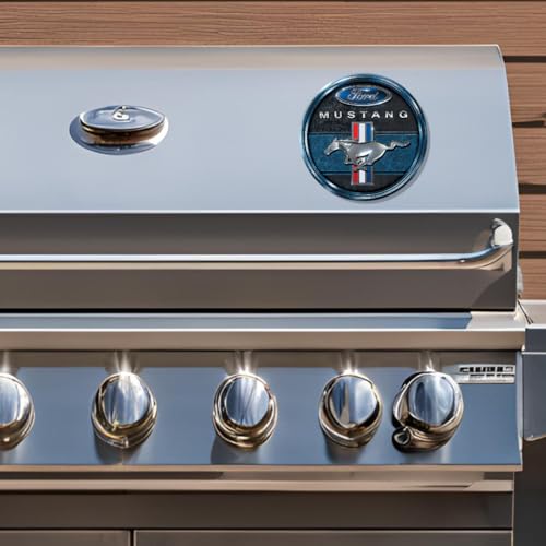 Imán Redondo Ford Mustang para Refrigerador miniatura 4