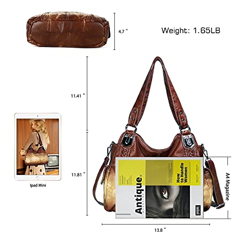 Image of Angel Barcelo Purses for Women Soft PU Leather Shoulder Bag Crossbody Purse and Handbags