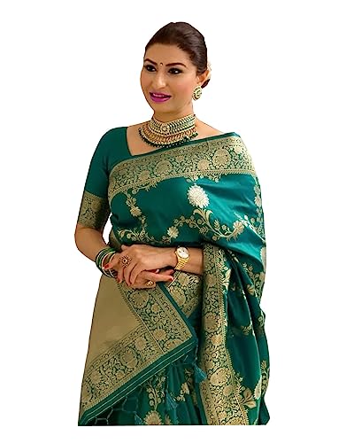 Image of Avantika Fashion Women's Kanjivaram Soft Semi Silk Banarasi Sarees With Blouse Piece.