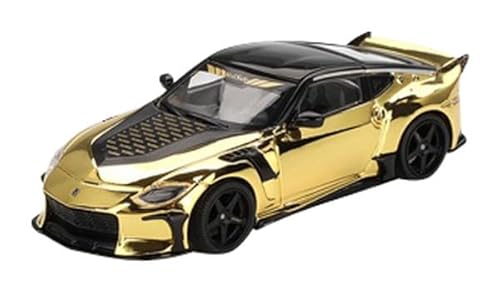 MINI GT 1/64 ニッサン Z Veilside FFZ400 ゴールドクロム (左ハンドル) 完成品 MGT00985-BLのサムネイル