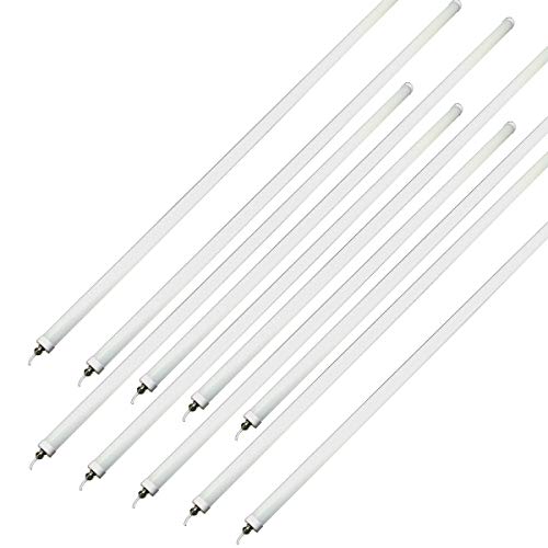 IP65 防塵防水性能 一体形直管LED蛍光灯 120cm 18W 2000lm 昼光色(6500K) (電源コード直出し) 10本セット