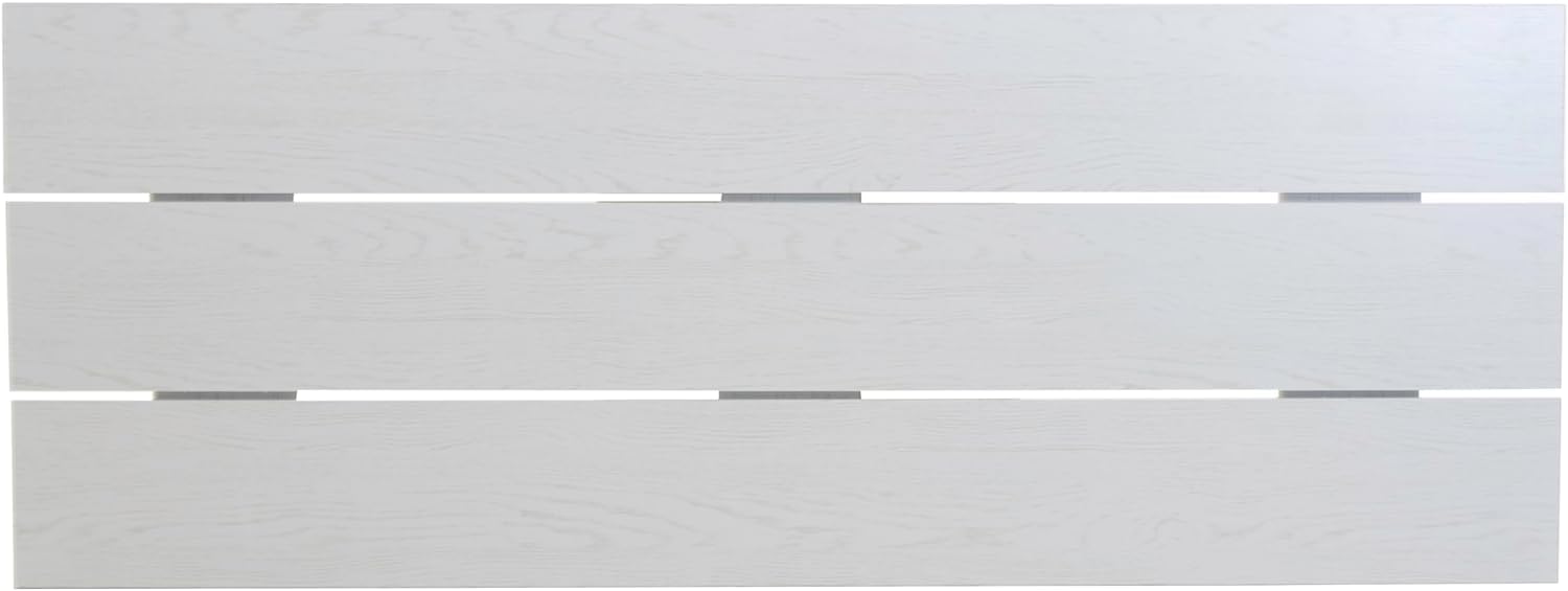 Cabecero de Cama de 110 cm Aitana | Estilo Nórdico | para Camas de 90/105 cm | Incluye Herrajes para Pared | Fácil Limpieza | Individual | Madera | Blanco