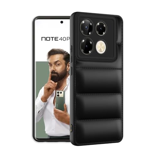 Plus Puffer Case for Infinix Note 40 Pro 5G - Black - Image 3